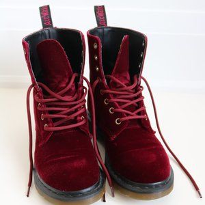 Red Velvet Dr. Martens